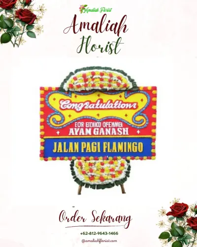 Bunga Papan Congratulation di Wonopringgo